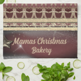 Julbrödbröd Cookies Personlig Kökshandduk