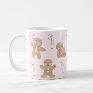Julbrödder Rosa Kaffemugg
