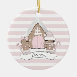 Julbrödder Rosa Träd Dekoration