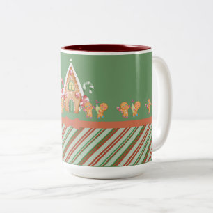 Julbrödrott House Hett Chocolate Two-Tone Två-Tonad Mugg
