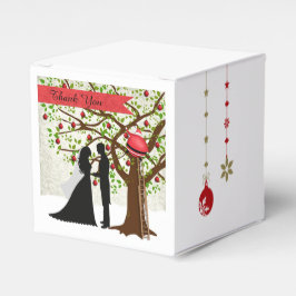 Julbröllop - favoritbox Bride Groom Santa Presentaskar