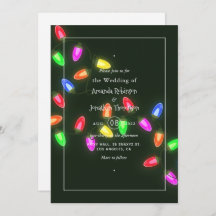 Julbröllop - inbjudan