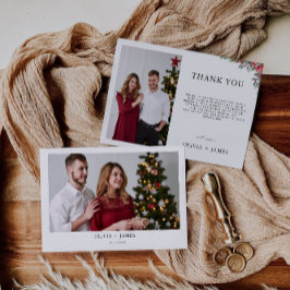 Julbröllop tackkort inbjudningar