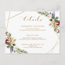 Julbröllop Vinter Elegant Moderna Detaljer