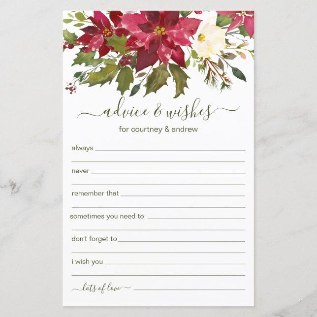 Julbröllopstips och önskningar (Framsida)