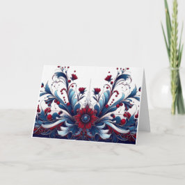 Julbrott och Sapphire Elegance Helgkort