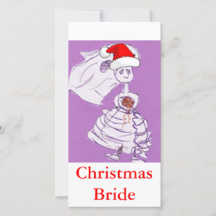 Julbrud Julkort