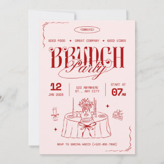 Julbrunch-inbjudan | Elegant Högtid