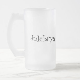 Julbrygd Frostat Ölglas