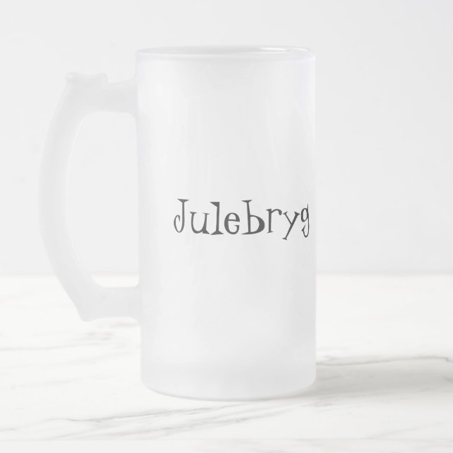 Julbrygd Frostat Ölglas (Vänster)