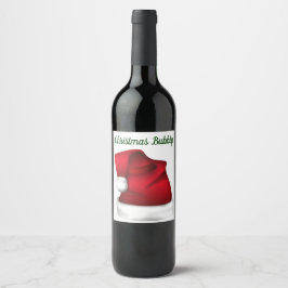 Julbubbeletikett Vinflaska Etikett