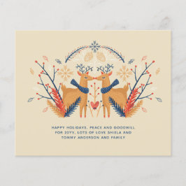 Julbudget Hjort Skandinavisk Folkkonst