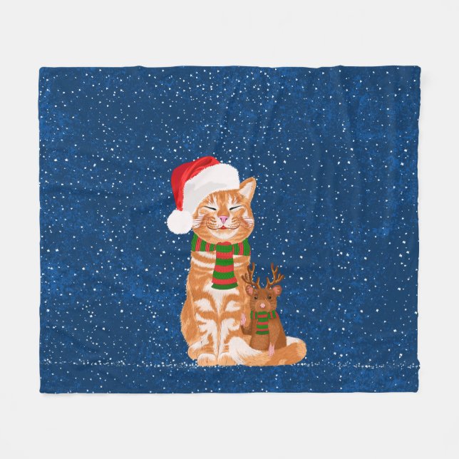 Julbudskapet Fleecefilt (Framsidan (Horisontell))