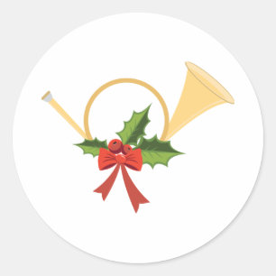 Julbuggen Runt Klistermärke