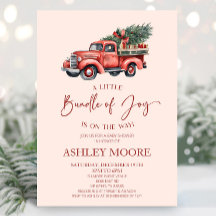 Julbunett - Joy Jul Baby Shower