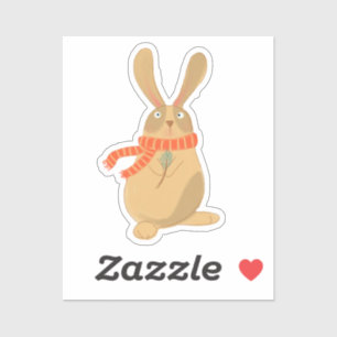 Julbunny Klistermärken