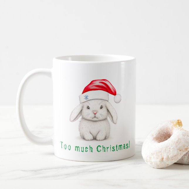 Julbunny T-Shirt Kaffemugg (Med munk)