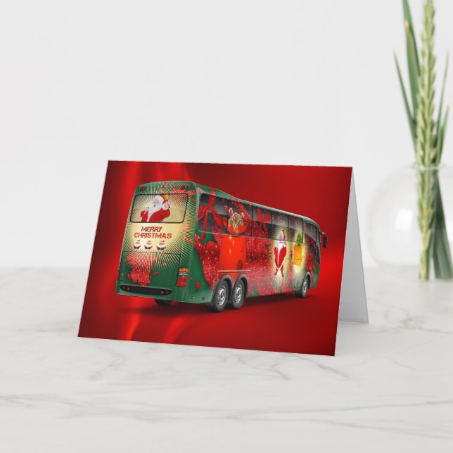Julbuss Helgkort (Framsida)