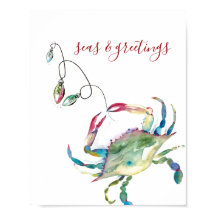 Julbussfack - vattenfärg Skriv ut