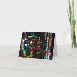 Julbutiksfönster Helgkort