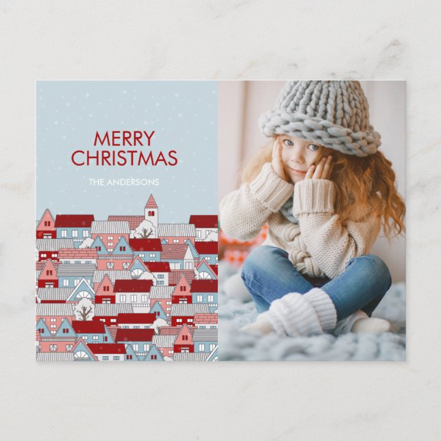 Julby Holiday Fotopostkort Helg Vykort (Framsida)