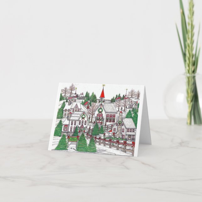 Julby julkort kort (Framsida)