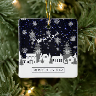 Julbyn Ceramic Ornament