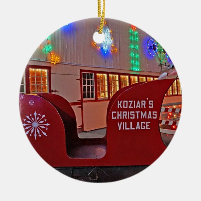 Julbyn Kozier Ornament (Framsidan)