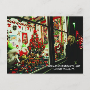 Julbyn Lehigh Valley, PA Helg Vykort