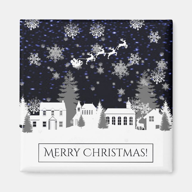 Julbyn Magnet (Framsidan)