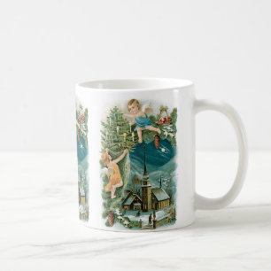 Julbyn med Änglar Kaffemugg