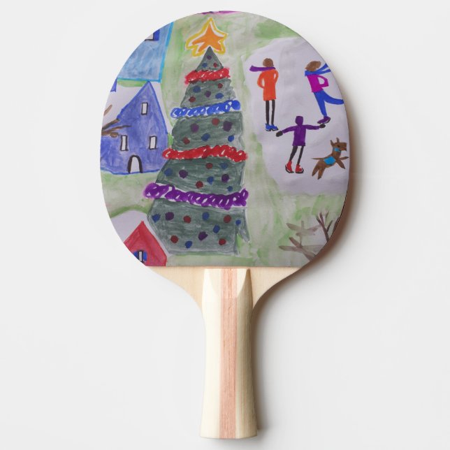 Julbyn Pingisracket (Framsidan)