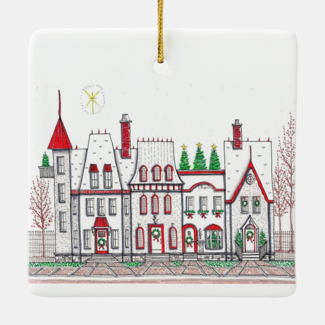 Julbyn Stores Ornament (Baksida)