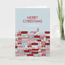 Julbyns vikt-Helgdag-kort