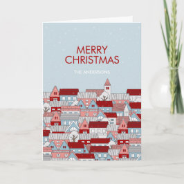 Julbyns vikt-Helgdag-kort Helgkort