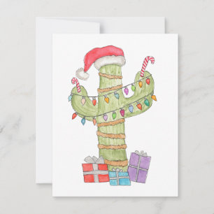 Julcactus Julkort