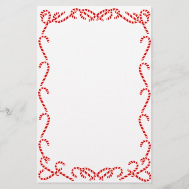 Julcandy canebrevpapper brevpapper (Framsida)