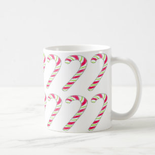 Julcandy canemönster kaffemugg