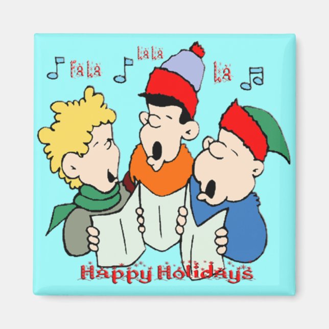 JulCarolers Magnet (Framsidan)