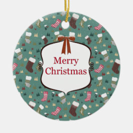 Julcharm Julgransprydnad Keramik