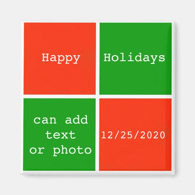 JulCheckers Magnet (Framsidan)