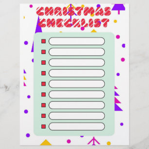 Julchecklista Reklamblad