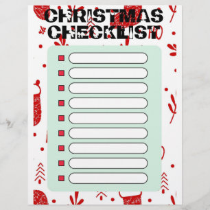 Julchecklista Reklamblad