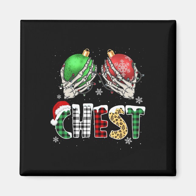 Julchest Nöt Chestnut Julafton par Matchin Magnet (Framsidan)