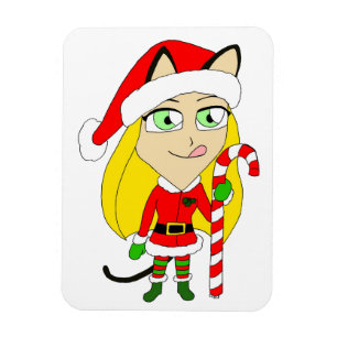 Julchibiskårflicka Magnet
