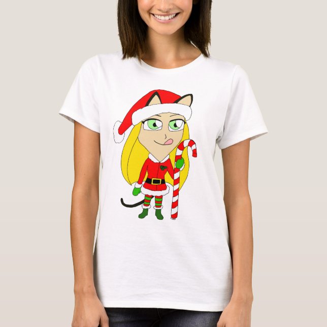 Julchibiskårflicka T Shirt (Framsida)