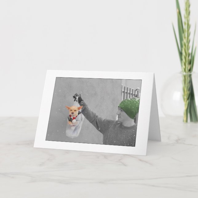 JULCHIHUAHUAKORT HELGKORT (Framsida)