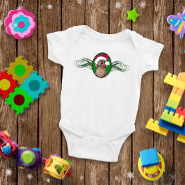 Julchoklad Doodle Baby Bodydräkt T Shirt