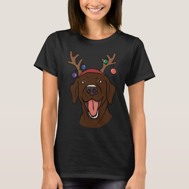 Julchoklad Lab T Shirt (Framsida)