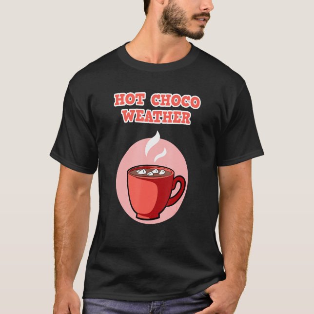 Julchoklad - skal för kvinnor Hett Choco Wea T Shirt (Framsida)